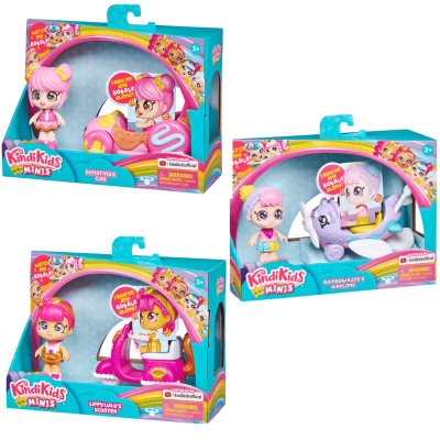 KINDI KIDS S1 MINI VEHÍCULO C/MUÑEC1