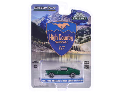 1:64 1967 Ford Mustang GT Fastback High Country Special – Timberline Green (Hobby Exclusive)1