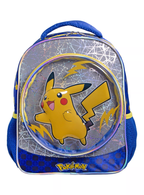 MOCHILA PRE ESCOLAR PIKACHU 3D1