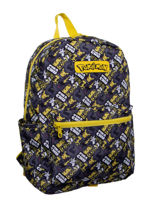 MOCHILA JUVENIL PIKACHU NEGRO1
