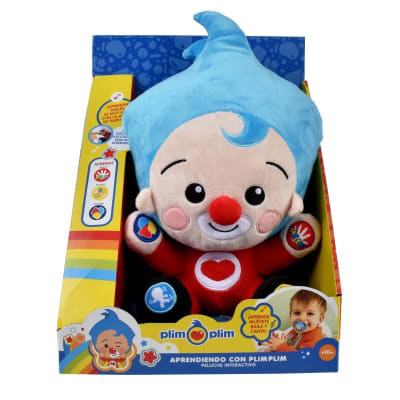PELUCHE DE APRENDIZAJE DE 30 CMS CON LUZ MUSICA Y SONIDOS PLIM PLIM2