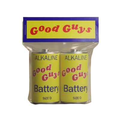 Child's Play 2 baterías Good Guys | Accesorio de muñeca Chucky1