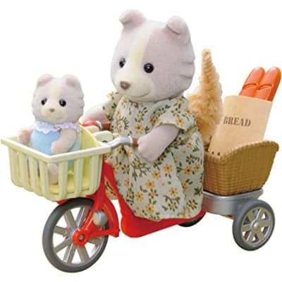 SYLVANIAN FAMILIES CYCLING WITH MOTHER SYLVANIAN FAMILIES CYCLING WITH MOTHER
