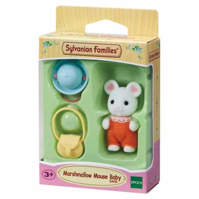 SYLVANIAN FAMILIES MARSHMALLOW MOUSE BABY SYLVANIAN FAMILIES MARSHMALLOW MOUSE BABY