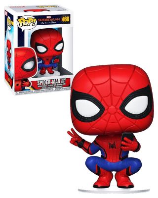FUNKO POP SPIDERMAN FAR FROM HOME - SPIDERMAN (UPGRADED SUIT)1