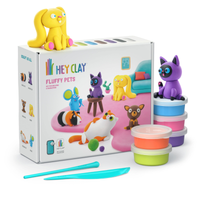HEY CLAY ESPONJOSAS MASCOTAS, PACK DE 151