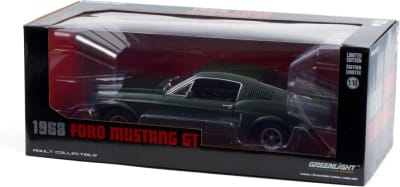 GREENLIGHT 1:18 1968 Ford Mustang GT Fastback - Highland Green1