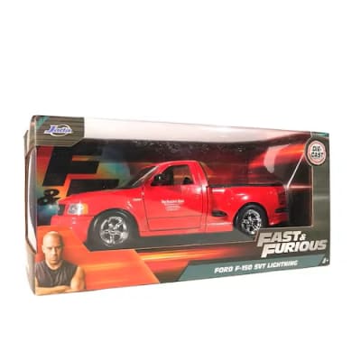 JADA TOYS FAST AND FURIOUS  - FORD F-150 SVT LIGHTNING GLOSSY RED PICKUP 19991