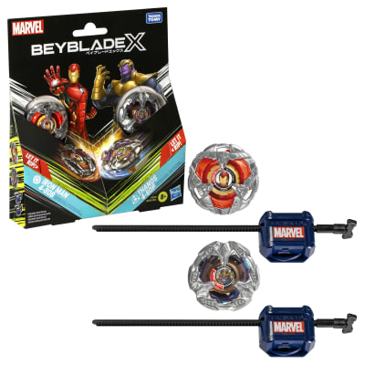 BEYBLADE X THANOS IRON MAN1