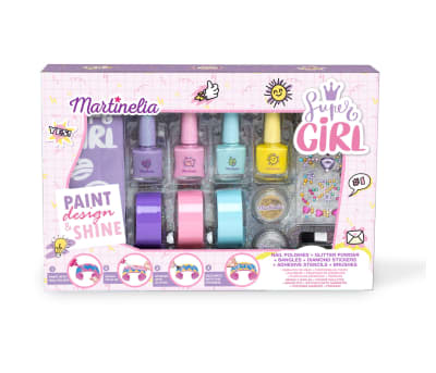MARTINELIA SUPER GIRLS NAIL & BRACELET SET2