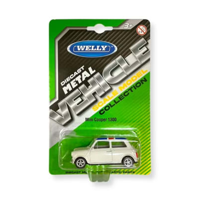 WELLY - AUTO MINI COOPER 1300 (UK FLAG)3