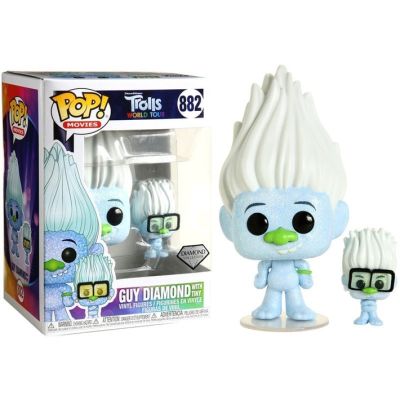 FUNKO POP TROLLS - GUY DIAMOND WITH TINY1