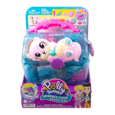 POLLY POCKET SET DE JUEGOS BOLSO DE BAÚL BAHÍA MAGICA1