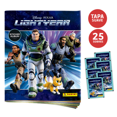 PANINI ALBUM LIGHTYEAR MOVIE + 25 SOBRES PANINI ALBUM LIGHTYEAR MOVIE + 25 SOBRES