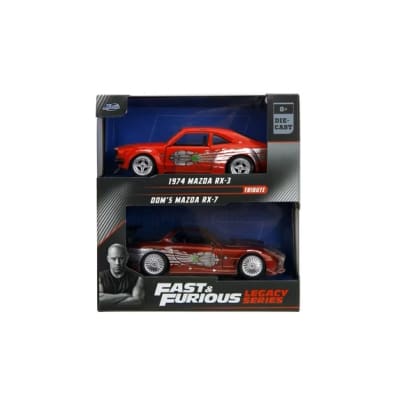 JADA TOYS FAST AND FURIOUS PACK MAZDA RX3 1974 Y MAZDA RX73