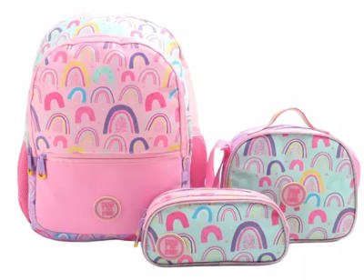 SET MOCHILA INFANTIL POP STREET ROSADA (MOCHILA-LONCHERA-ESTUCHE)1