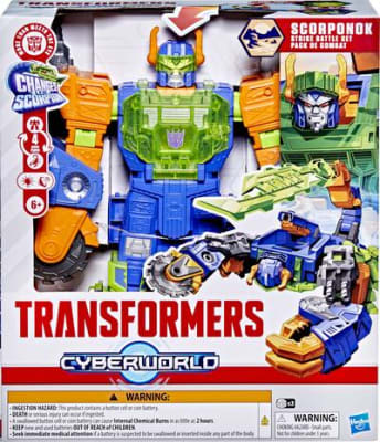 TRANSFORMERS CYBERWORLD SCORPONOK STRIKE BATTLE1