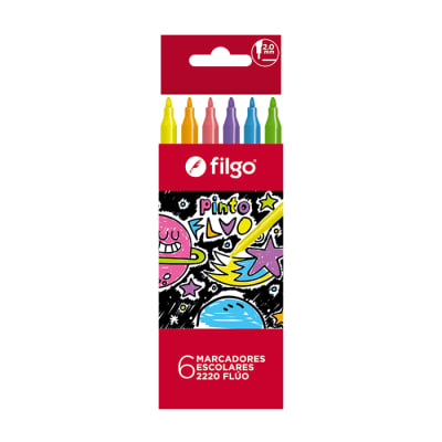 SET 6 MARCADORES PINTO 2220 FLUOR - FILGO1