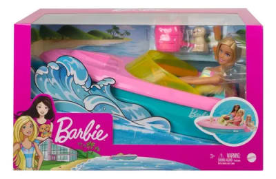 Barbie Set Bote acuático con Muñeca1