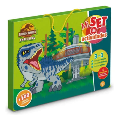 SET 3 LIBROS ACTIVIDADES - JURASSIC WORLD1