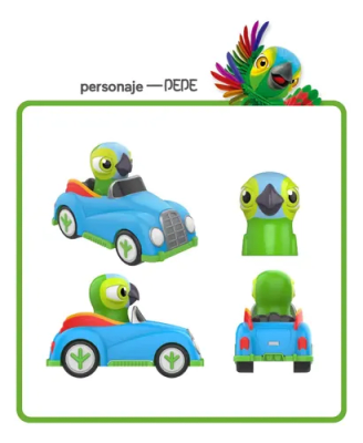 AUTO A FRICCION DE 13 CMS LA GRANJA DE ZENON 10601