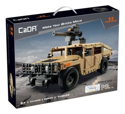 Auto Armable CADA 1:14 Humvee Off-road RADIO CONTROL (Dual Control) 628 Piezas2