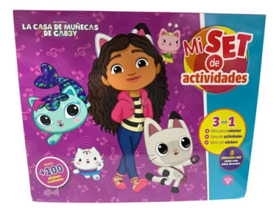 SET 3 LIBROS ACTIVIDADES - GABBY DOLL HOUSE1