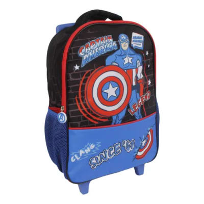 MOCHILA INFANTIL CON RUEDAS 15 AVENGERS 2 DISEÑOS1