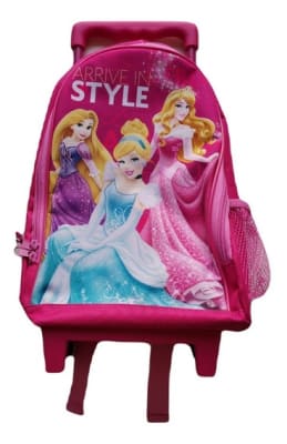 MOCHILA C/RUEDAS PRINCESAS 2 DISEÑOS MOCHILA C/RUEDAS PRINCESAS 2 DISEÑOS