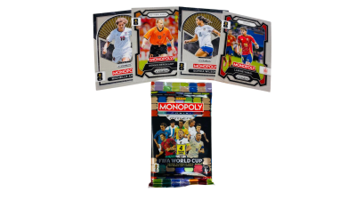 Sobre de Cromos de la Copa Mundial de la FIFA - Monopoly Panini Prizm SOBRE AL AZAR1