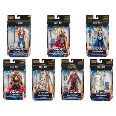 MARVEL LEGENDS THOR LOVE AND THUNDER BAF KORG SET DE 7 FIGURAS1