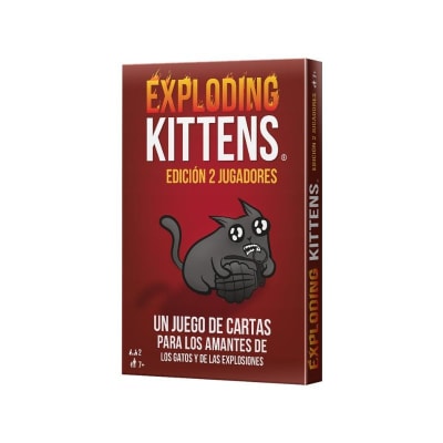 JUEGO EXPLODING KITTENS EDICIÓN DOS JUGADORES JUEGO EXPLODING KITTENS EDICIÓN DOS JUGADORES