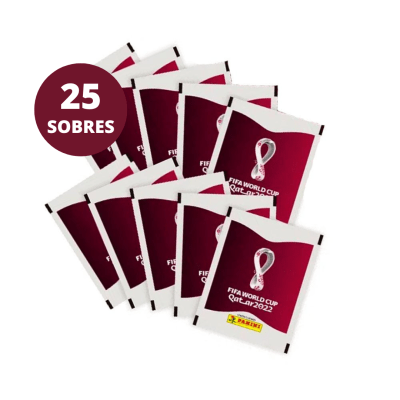 PREVENTA PANINI FIFA WORLD CUP QATAR 2022™ - 25 SOBRES PREVENTA PANINI FIFA WORLD CUP QATAR 2022™ - 25 SOBRES