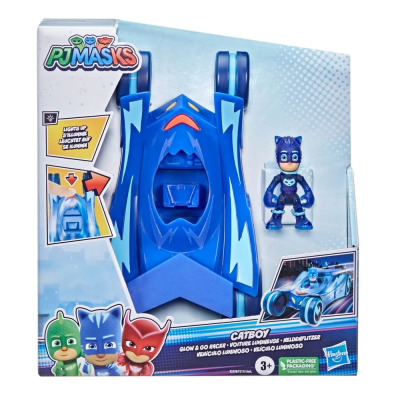 PJ MASKS -  GLOW AND GO RACERS AST1