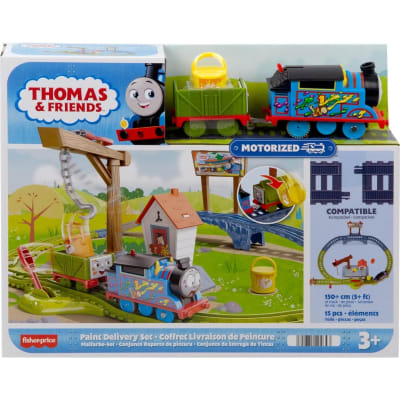 Tren motorizado y juego de vías de Thomas y sus amigos Paint Delivery3