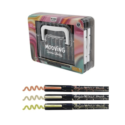 COLORING-MARCADORES ACRÍLICOS METÁLICOS X24 MOOVING1