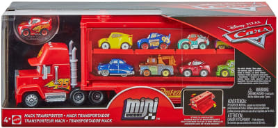CARS TRAILER TRANSPORTADOR DE MINI CORREDORES SURTIDO1