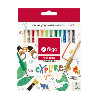 SET 12 ROLLER GEL POP EXPLORE1