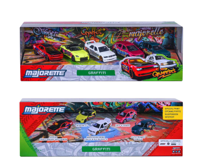 MAJORETTE GRAFFITI 5 PIECES GIFTPACK1