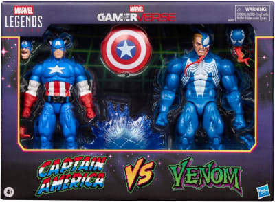 Marvel Legends Series Gamerverse Captain America vs Venom 2-Pack1