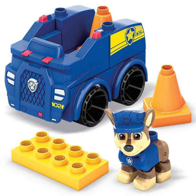 MEGA BLOKS PAW PATROL CHASE VEHICULO DE POLICIA 10 BLOQUES MEGA BLOKS PAW PATROL CHASE VEHICULO DE POLICIA 10 BLOQUES
