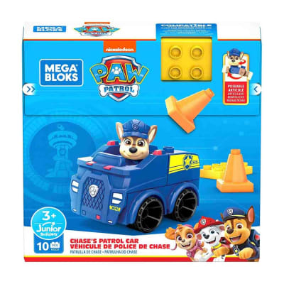 MEGA BLOKS PAW PATROL CHASE VEHICULO DE POLICIA 10 BLOQUES MEGA BLOKS PAW PATROL CHASE VEHICULO DE POLICIA 10 BLOQUES