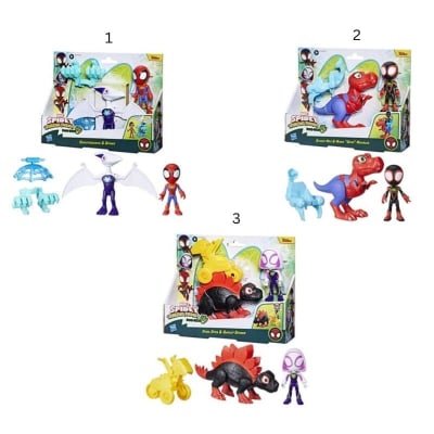 SPIDEY LG DINO HERO ACSRY AST1