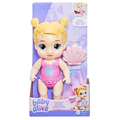 BABY ALIVE MERMAID SPLASH BLDH HARPER1