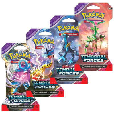 POKEMON TEMPORAL FORCES SLEEVED BOOSTER INGLÉS SURTIDO1