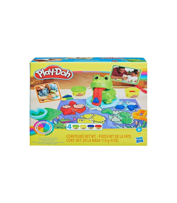 PLAY-DOH PRIMERAS CREACIONES CON LA RANA Y LOS COLORES1