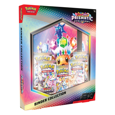 POKEMON PRISMATIC EVOLUTIONS BINDER COLLECTION ESPAÑOL1