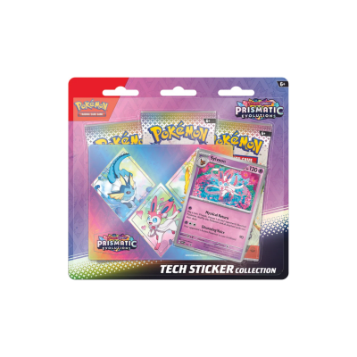 POKEMON PRISMATIC EVOLUTIONS TECH STICKER COLLECTION ESPAÑOL1