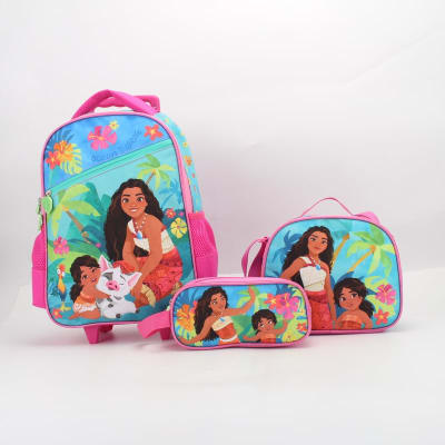 MOANA SET MOCHILA CON RUEDAS, LONCHERA Y ESTUCHE1