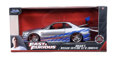 JADA TOYS FAST AND FURIOUS | 2002 NISSAN SKYLINE GT-R (BNR34) | 1:241